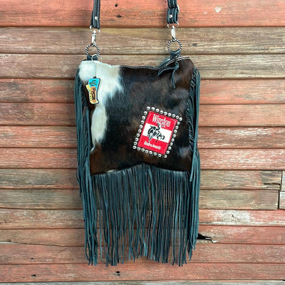 Shania - Tricolor w/ Winston Rodeo Awards Patch-Shania-Western-Cowhide-Bags-Handmade-Products-Gifts-Dancing Cactus Designs