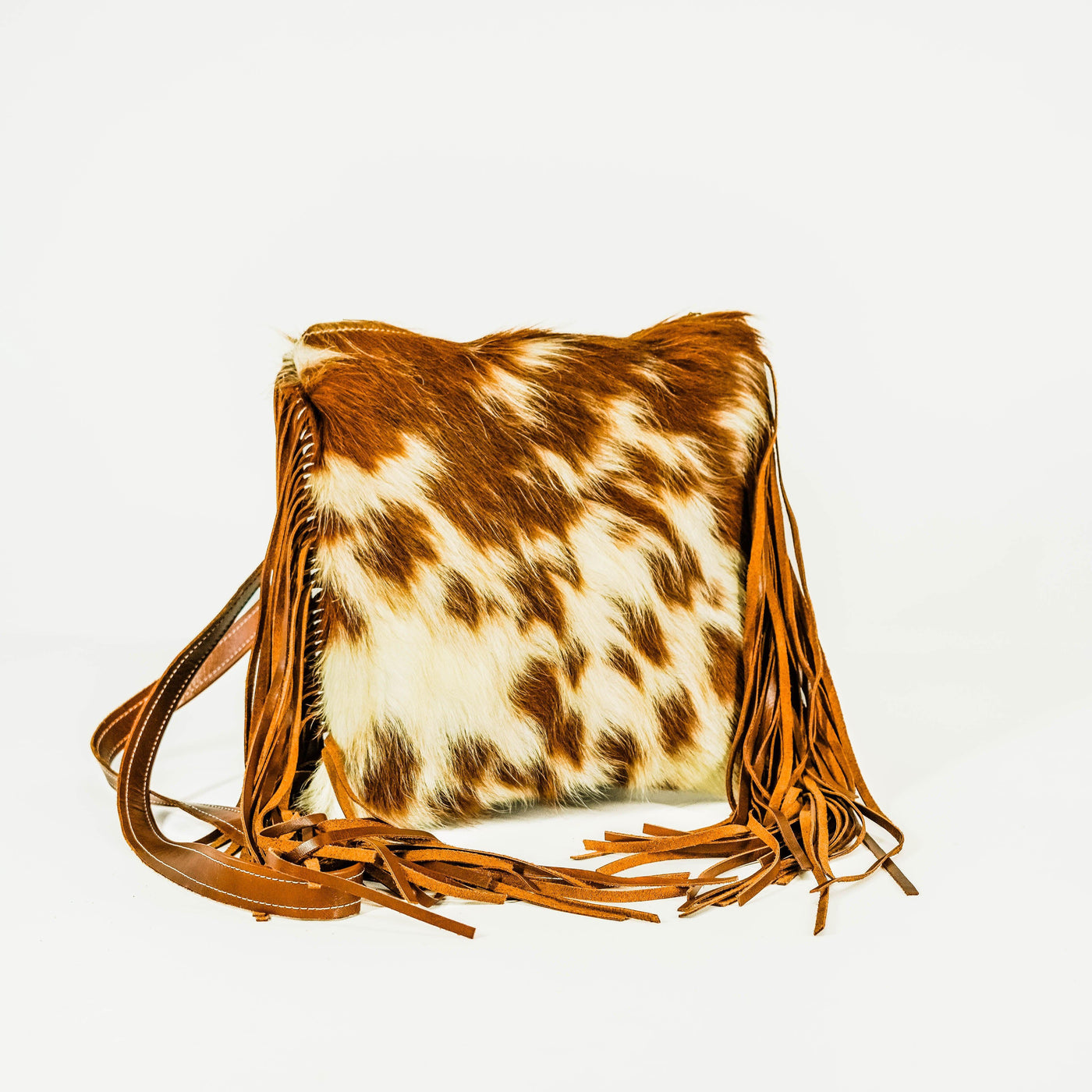 Shania (unlined) - Longhorn Hide w/ No Embossed-Shania (unlined)-Western-Cowhide-Bags-Handmade-Products-Gifts-Dancing Cactus Designs