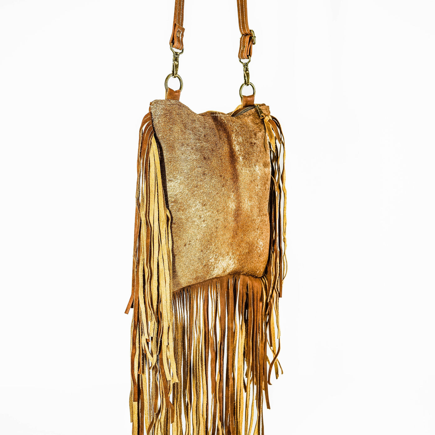 Shania (unlined) - Palomino Hide w/ No Embossed-Shania (unlined)-Western-Cowhide-Bags-Handmade-Products-Gifts-Dancing Cactus Designs