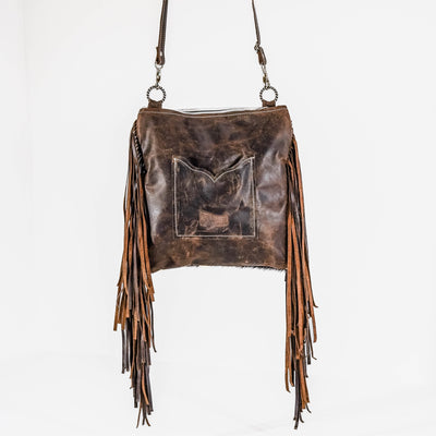 Shania (unlined) - Tricolor w/ Twilight Tool-Shania (unlined)-Western-Cowhide-Bags-Handmade-Products-Gifts-Dancing Cactus Designs