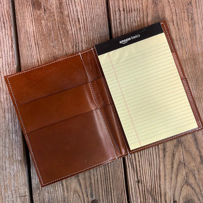 Small Notepad Cover - Black & White w/ No Embossed-Small Notepad Cover-Western-Cowhide-Bags-Handmade-Products-Gifts-Dancing Cactus Designs