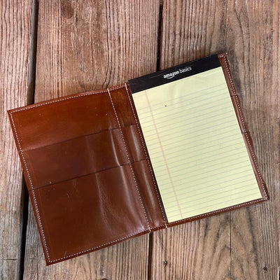 Small Notepad Cover - Black & White w/ No Embossed-Small Notepad Cover-Western-Cowhide-Bags-Handmade-Products-Gifts-Dancing Cactus Designs