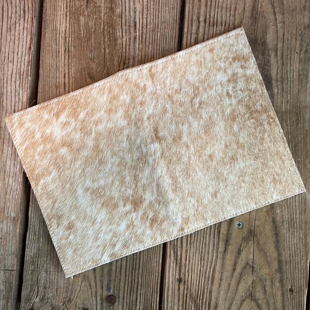 Small Notepad Cover - Dapple w/ No Embossed-Small Notepad Cover-Western-Cowhide-Bags-Handmade-Products-Gifts-Dancing Cactus Designs