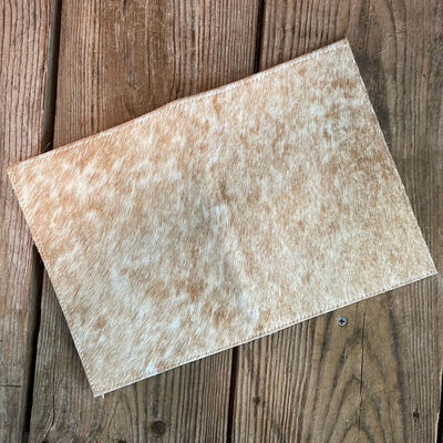 Small Notepad Cover - Dapple w/ No Embossed-Small Notepad Cover-Western-Cowhide-Bags-Handmade-Products-Gifts-Dancing Cactus Designs