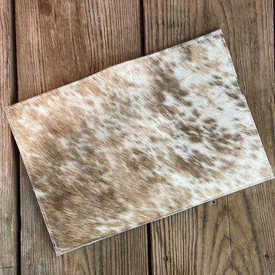 Small Notepad Cover - Dapple w/ No Embossed-Small Notepad Cover-Western-Cowhide-Bags-Handmade-Products-Gifts-Dancing Cactus Designs