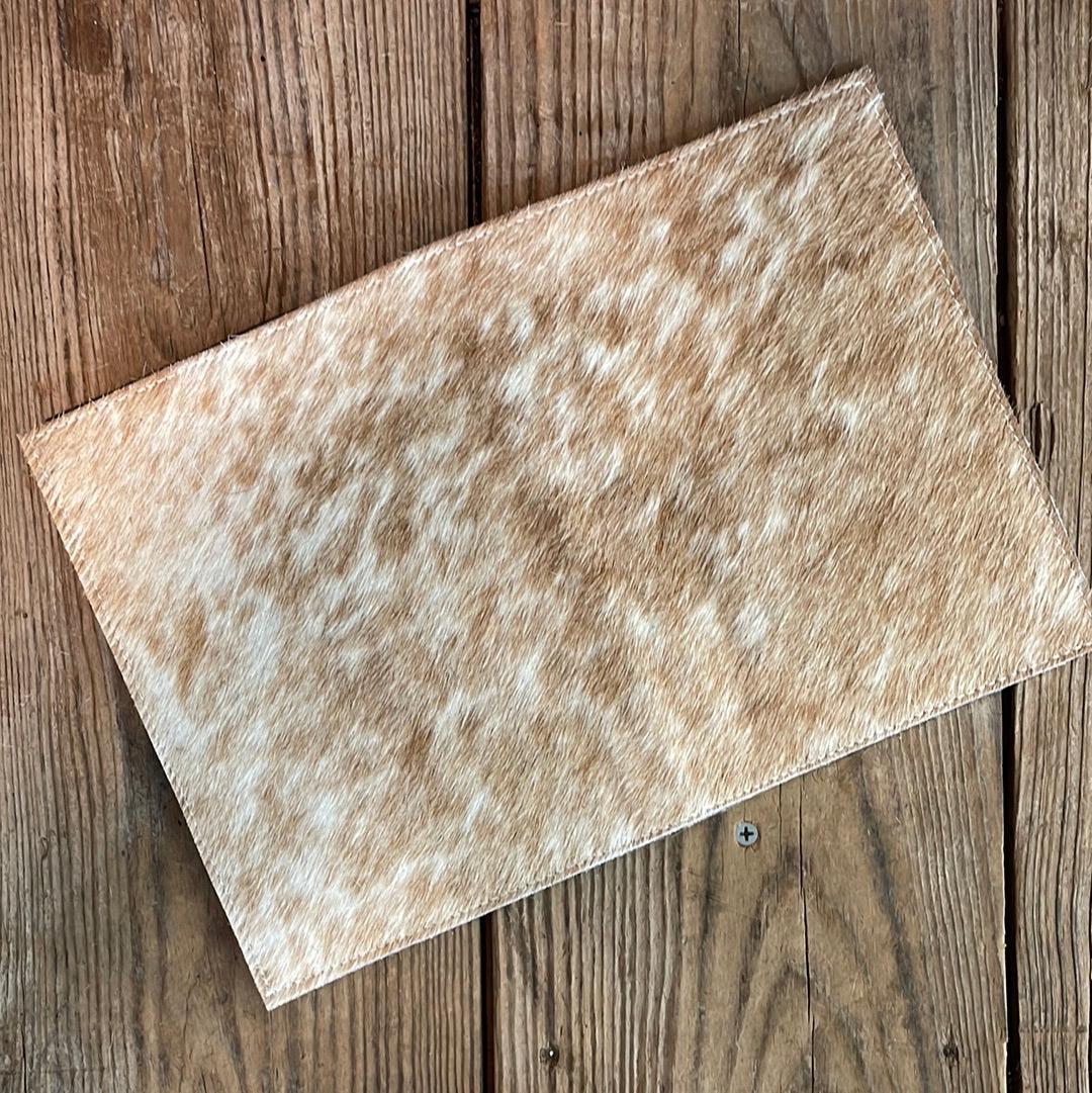 Small Notepad Cover - Dapple w/ No Embossed-Small Notepad Cover-Western-Cowhide-Bags-Handmade-Products-Gifts-Dancing Cactus Designs