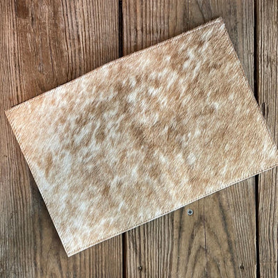 Small Notepad Cover - Dapple w/ No Embossed-Small Notepad Cover-Western-Cowhide-Bags-Handmade-Products-Gifts-Dancing Cactus Designs