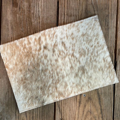 Small Notepad Cover - Dapple w/ No Embossed-Small Notepad Cover-Western-Cowhide-Bags-Handmade-Products-Gifts-Dancing Cactus Designs