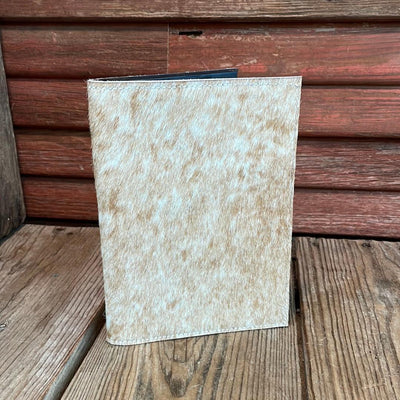 Small Notepad Cover - Dapple w/ No Embossed-Small Notepad Cover-Western-Cowhide-Bags-Handmade-Products-Gifts-Dancing Cactus Designs
