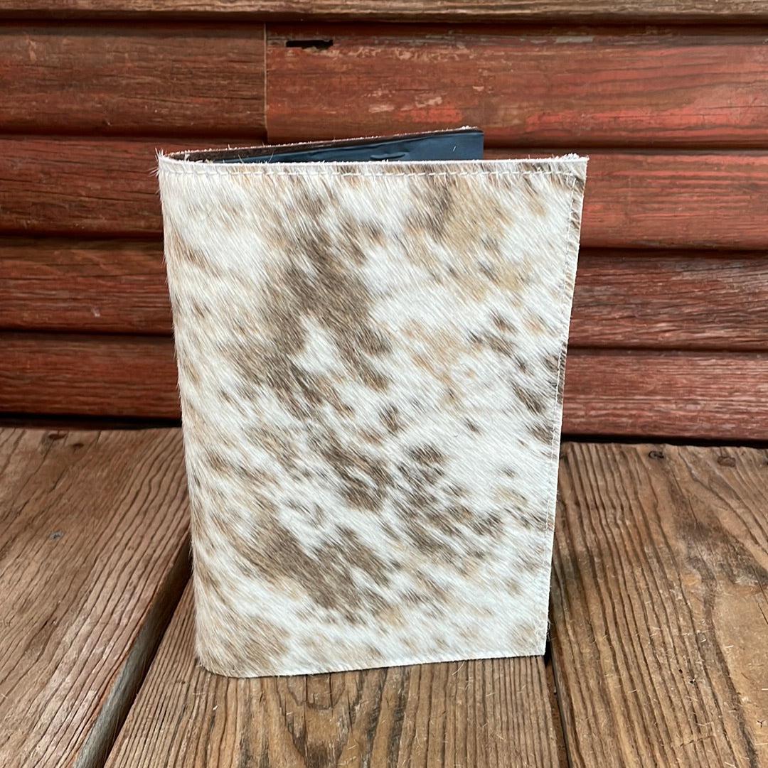 Small Notepad Cover - Dapple w/ No Embossed-Small Notepad Cover-Western-Cowhide-Bags-Handmade-Products-Gifts-Dancing Cactus Designs
