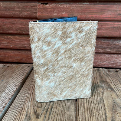 Small Notepad Cover - Dapple w/ No Embossed-Small Notepad Cover-Western-Cowhide-Bags-Handmade-Products-Gifts-Dancing Cactus Designs