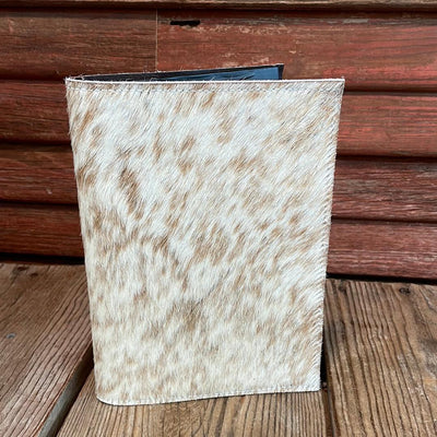 Small Notepad Cover - Dapple w/ No Embossed-Small Notepad Cover-Western-Cowhide-Bags-Handmade-Products-Gifts-Dancing Cactus Designs