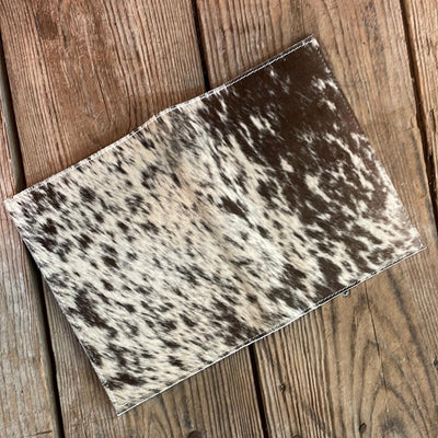 Small Notepad Cover - Longhorn w/ No Embossed-Small Notepad Cover-Western-Cowhide-Bags-Handmade-Products-Gifts-Dancing Cactus Designs