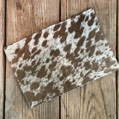 Small Notepad Cover - Longhorn w/ No Embossed-Small Notepad Cover-Western-Cowhide-Bags-Handmade-Products-Gifts-Dancing Cactus Designs