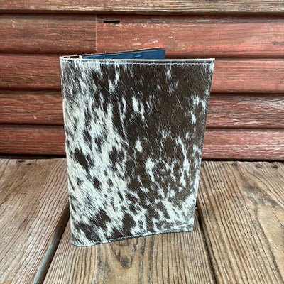 Small Notepad Cover - Longhorn w/ No Embossed-Small Notepad Cover-Western-Cowhide-Bags-Handmade-Products-Gifts-Dancing Cactus Designs