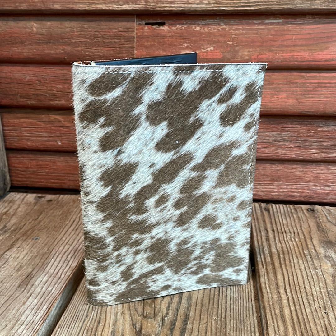 Small Notepad Cover - Longhorn w/ No Embossed-Small Notepad Cover-Western-Cowhide-Bags-Handmade-Products-Gifts-Dancing Cactus Designs