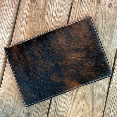 Small Notepad Cover - Tricolor w/ No Embossed-Small Notepad Cover-Western-Cowhide-Bags-Handmade-Products-Gifts-Dancing Cactus Designs