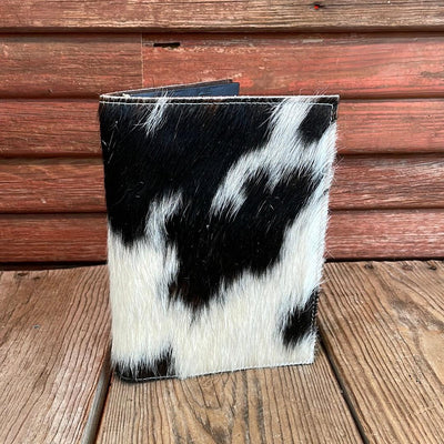 Small Notepad Cover - Tricolor w/ No Embossed-Small Notepad Cover-Western-Cowhide-Bags-Handmade-Products-Gifts-Dancing Cactus Designs