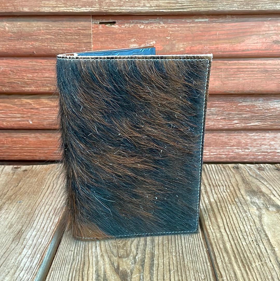 Small Notepad Cover - Tricolor w/ No Embossed-Small Notepad Cover-Western-Cowhide-Bags-Handmade-Products-Gifts-Dancing Cactus Designs
