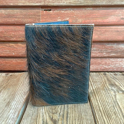 Small Notepad Cover - Tricolor w/ No Embossed-Small Notepad Cover-Western-Cowhide-Bags-Handmade-Products-Gifts-Dancing Cactus Designs