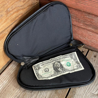 Small Pistol Case - Cowhide w/-Small Pistol Case-Western-Cowhide-Bags-Handmade-Products-Gifts-Dancing Cactus Designs