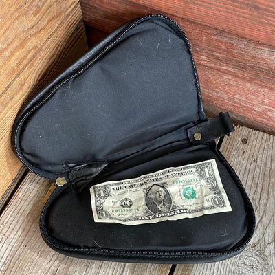Small Pistol Case - Cowhide w/-Small Pistol Case-Western-Cowhide-Bags-Handmade-Products-Gifts-Dancing Cactus Designs