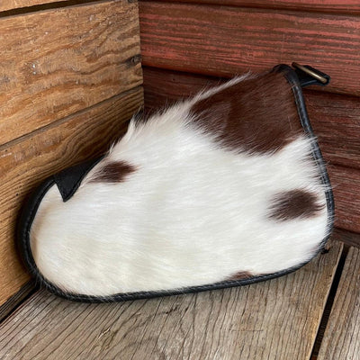 Small Pistol Case - Cowhide w/-Small Pistol Case-Western-Cowhide-Bags-Handmade-Products-Gifts-Dancing Cactus Designs