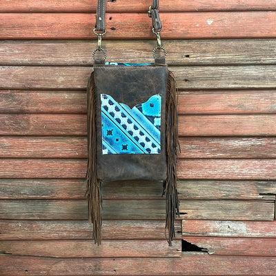 Tammy - Acid Wash w/ Glacier Park Navajo Flap-Tammy-Western-Cowhide-Bags-Handmade-Products-Gifts-Dancing Cactus Designs