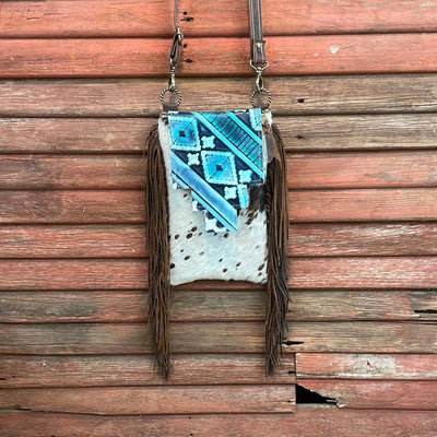 Tammy - Acid Wash w/ Glacier Park Navajo Flap-Tammy-Western-Cowhide-Bags-Handmade-Products-Gifts-Dancing Cactus Designs