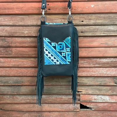 Tammy - Silver Acid w/ Glacier Park Navajo Flap-Tammy-Western-Cowhide-Bags-Handmade-Products-Gifts-Dancing Cactus Designs