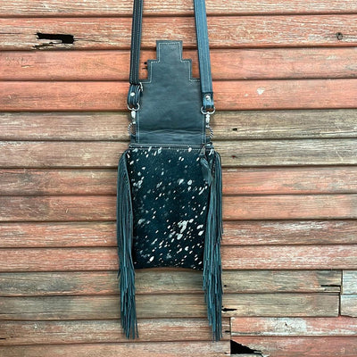 Tammy - Silver Acid w/ Turquoise Matrix Navajo Flap-Tammy-Western-Cowhide-Bags-Handmade-Products-Gifts-Dancing Cactus Designs