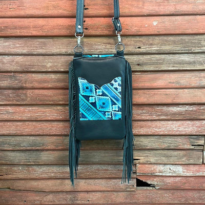 Tammy - Silver Acid w/ Turquoise Matrix Navajo Flap-Tammy-Western-Cowhide-Bags-Handmade-Products-Gifts-Dancing Cactus Designs