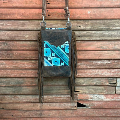 Tammy - Tricolor w/ Glacier Park Navajo Flap-Tammy-Western-Cowhide-Bags-Handmade-Products-Gifts-Dancing Cactus Designs