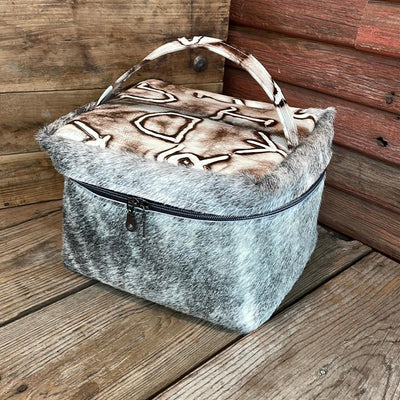 Train Station - Brindle w/ Ivory Brands-Train Station-Western-Cowhide-Bags-Handmade-Products-Gifts-Dancing Cactus Designs