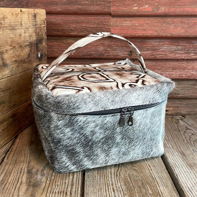 Train Station - Brindle w/ Ivory Brands-Train Station-Western-Cowhide-Bags-Handmade-Products-Gifts-Dancing Cactus Designs