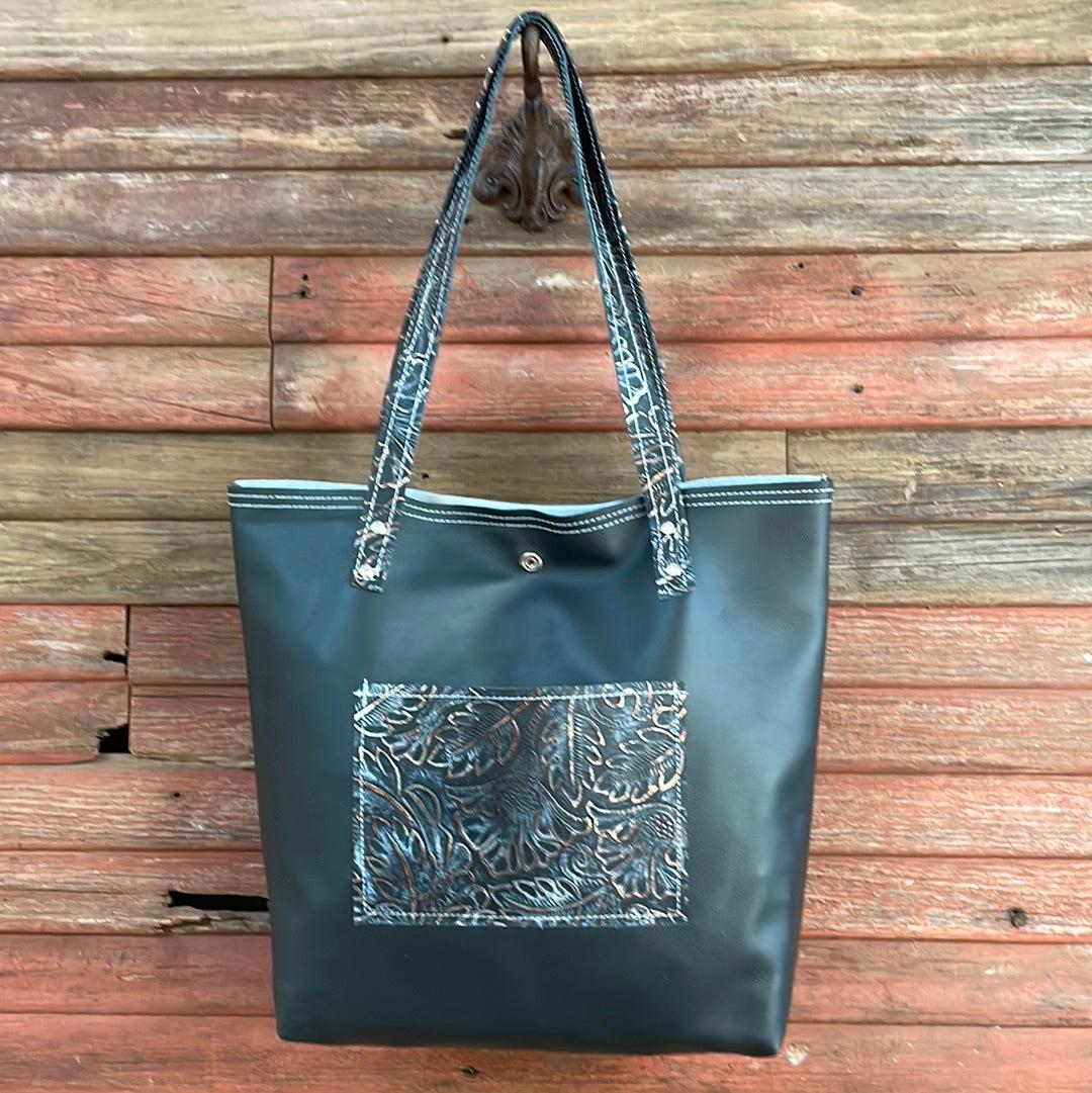 Trisha - B&W Speckle w/ Autumn Ash-Trisha-Western-Cowhide-Bags-Handmade-Products-Gifts-Dancing Cactus Designs