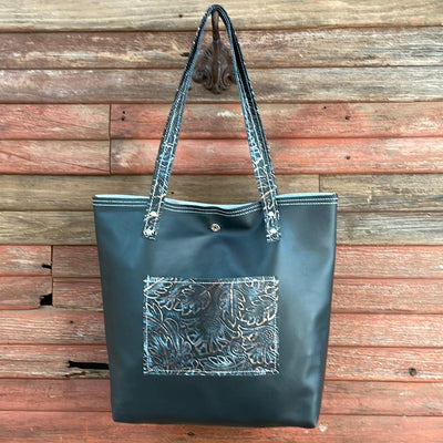 Trisha - B&W Speckle w/ Autumn Ash-Trisha-Western-Cowhide-Bags-Handmade-Products-Gifts-Dancing Cactus Designs