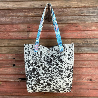 Trisha - B&W Speckle w/ Blank Slate-Trisha-Western-Cowhide-Bags-Handmade-Products-Gifts-Dancing Cactus Designs