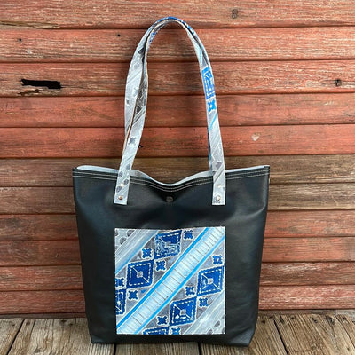 Trisha - B&W Speckle w/ Rocky Mountain Navajo-Trisha-Western-Cowhide-Bags-Handmade-Products-Gifts-Dancing Cactus Designs