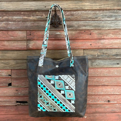 Trisha - Blank Slate w/ Wild Horses-Trisha-Western-Cowhide-Bags-Handmade-Products-Gifts-Dancing Cactus Designs