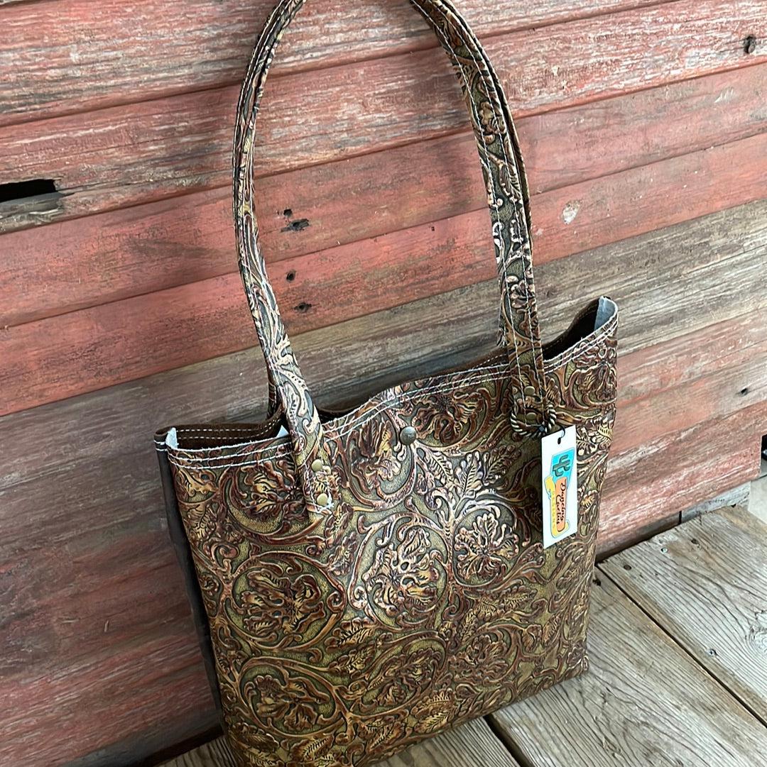 Trisha - Blank Slate w/ Wyoming Tool-Trisha-Western-Cowhide-Bags-Handmade-Products-Gifts-Dancing Cactus Designs