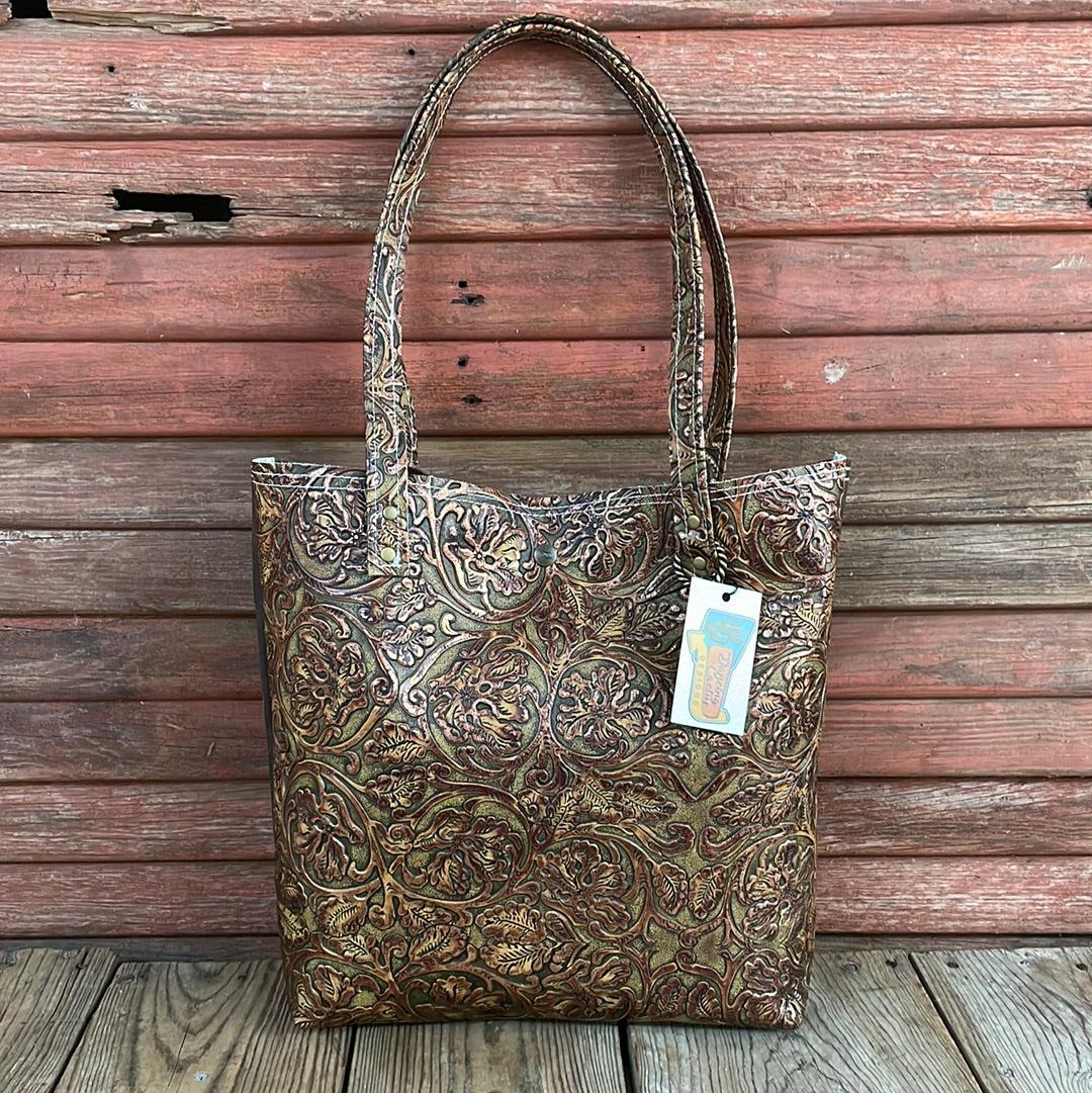 Trisha - Blank Slate w/ Wyoming Tool-Trisha-Western-Cowhide-Bags-Handmade-Products-Gifts-Dancing Cactus Designs