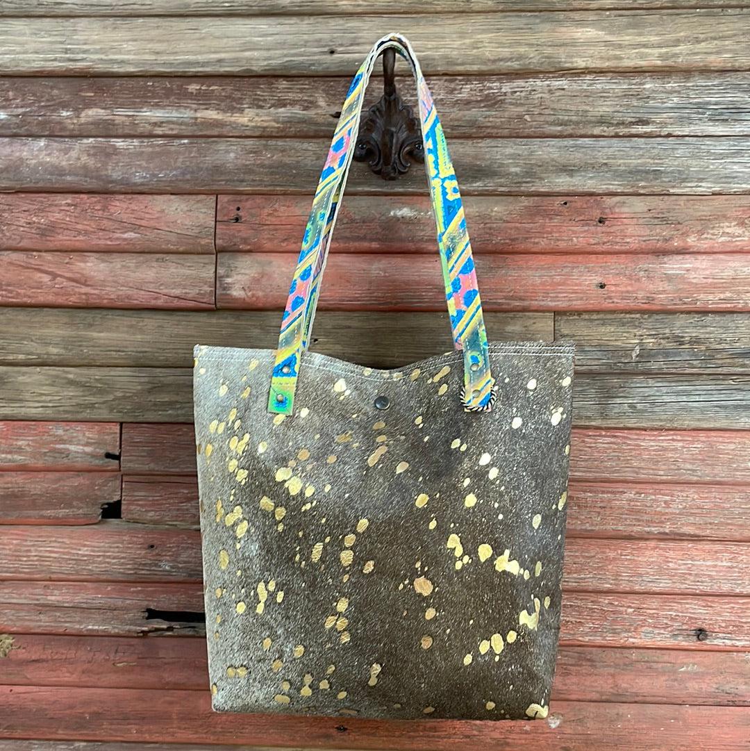 Trisha - Gold Acid w/ Blank Slate-Trisha-Western-Cowhide-Bags-Handmade-Products-Gifts-Dancing Cactus Designs