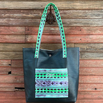 Trisha - Purple Acid w/ Blank Slate-Trisha-Western-Cowhide-Bags-Handmade-Products-Gifts-Dancing Cactus Designs