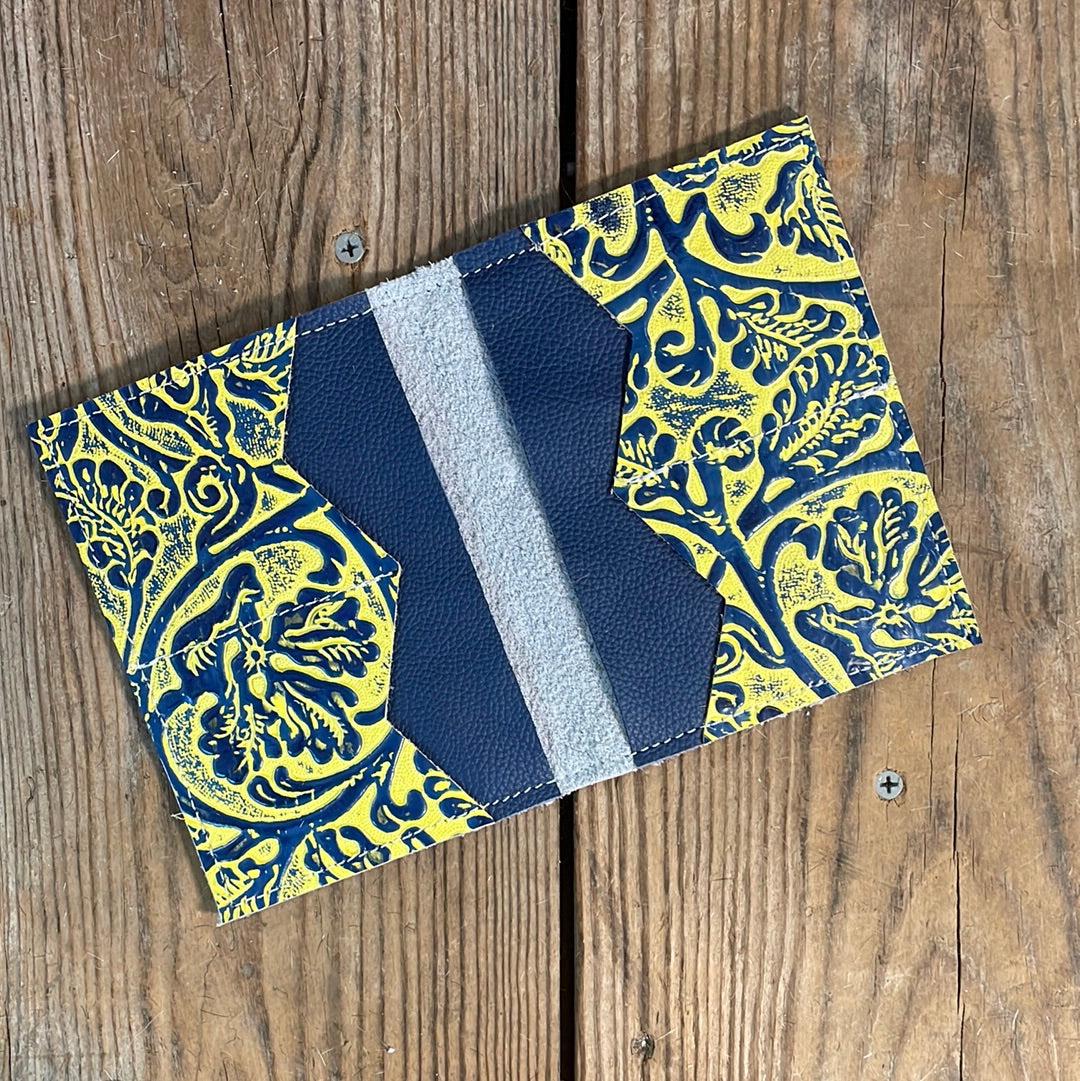 Waylon Wallet - Black & White w/-Waylon Wallet-Western-Cowhide-Bags-Handmade-Products-Gifts-Dancing Cactus Designs