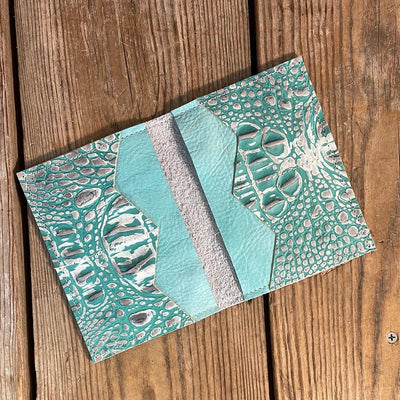 Waylon Wallet - Black & White w/-Waylon Wallet-Western-Cowhide-Bags-Handmade-Products-Gifts-Dancing Cactus Designs