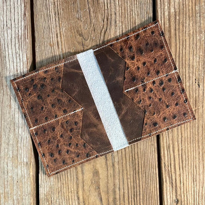 Waylon Wallet - Black & White w/-Waylon Wallet-Western-Cowhide-Bags-Handmade-Products-Gifts-Dancing Cactus Designs