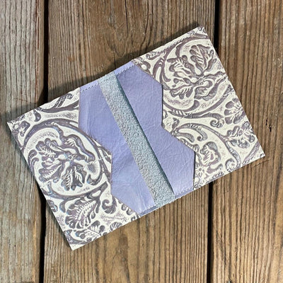 Waylon Wallet - Black & White w/-Waylon Wallet-Western-Cowhide-Bags-Handmade-Products-Gifts-Dancing Cactus Designs