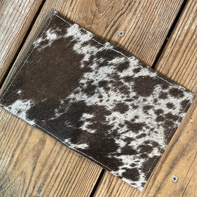 Waylon Wallet - Black & White w/-Waylon Wallet-Western-Cowhide-Bags-Handmade-Products-Gifts-Dancing Cactus Designs