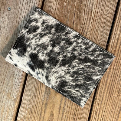 Waylon Wallet - Black & White w/-Waylon Wallet-Western-Cowhide-Bags-Handmade-Products-Gifts-Dancing Cactus Designs